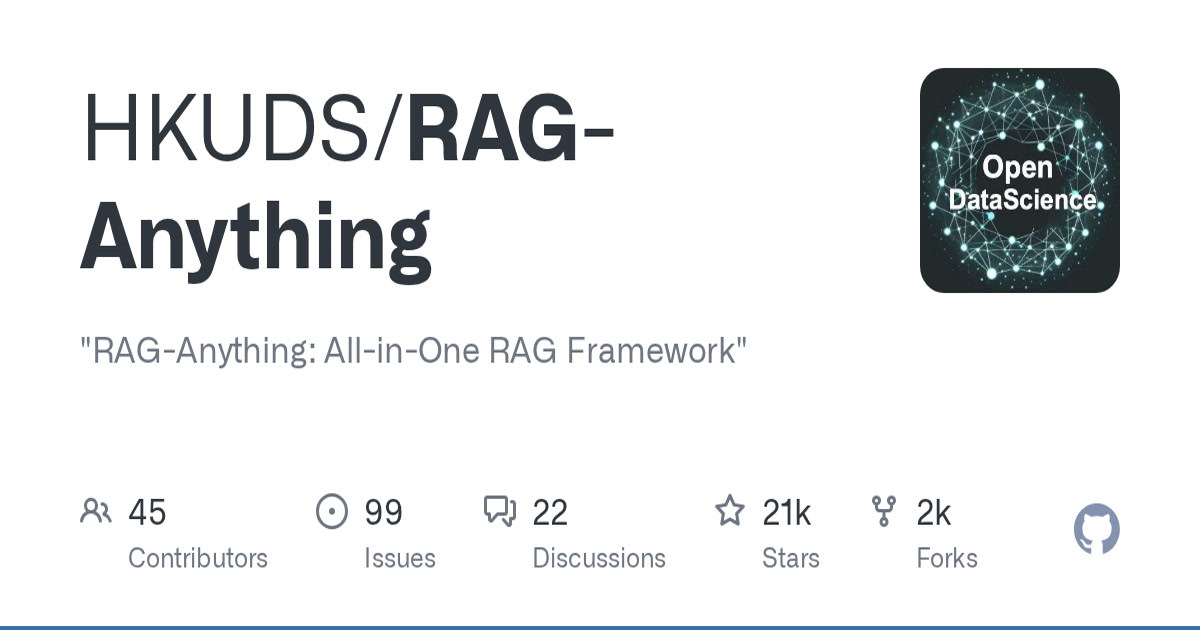 RAG-Anything: All-in-One Multimodal RAG Framework