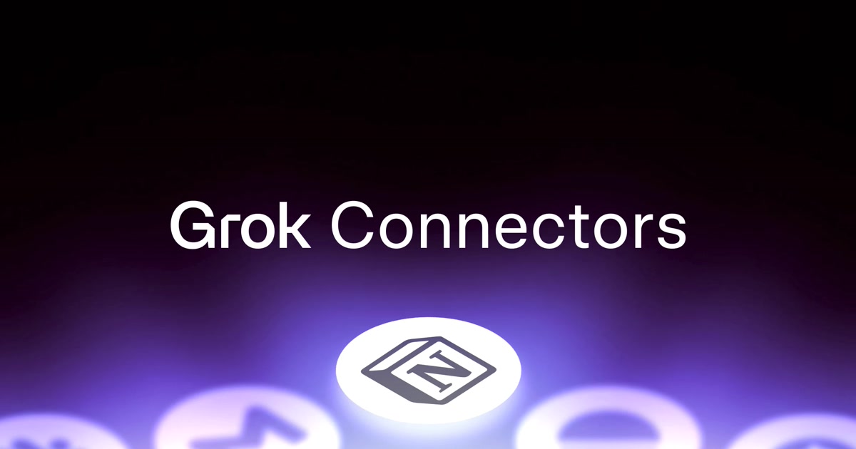 xAI Grok adds Connectors in web/iOS/Android — deep integrations bringing apps directly into Grok + Grok Imagine Quality Mode API